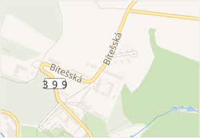 Bítešská v obci Náměšť nad Oslavou - mapa ulice