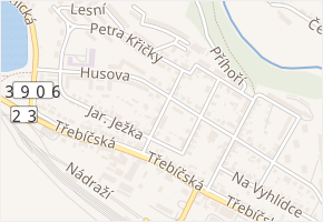 E. F. Buriana v obci Náměšť nad Oslavou - mapa ulice