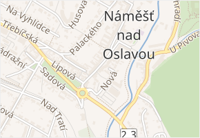 Masarykovo nám. v obci Náměšť nad Oslavou - mapa ulice