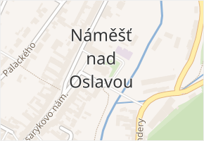 Náměšť nad Oslavou v obci Náměšť nad Oslavou - mapa části obce