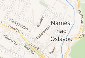 Palackého v obci Náměšť nad Oslavou - mapa ulice