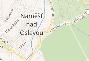 U Pivovaru v obci Náměšť nad Oslavou - mapa ulice