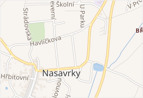Dukelská v obci Nasavrky - mapa ulice