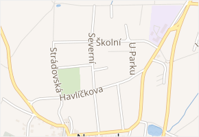 Krátká v obci Nasavrky - mapa ulice