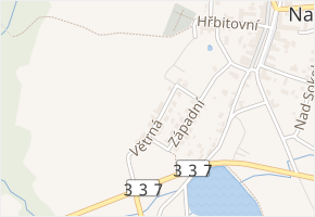 Větrná v obci Nasavrky - mapa ulice