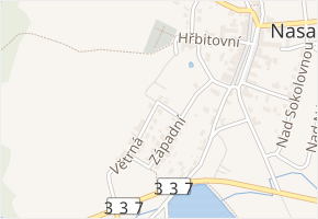 Za Vodojemem v obci Nasavrky - mapa ulice