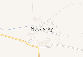 Pod Kaštankou v obci Nasavrky - mapa ulice