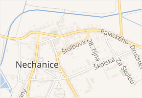 Štolbova v obci Nechanice - mapa ulice