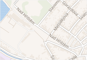 U Hřiště v obci Nedakonice - mapa ulice