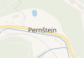 Pernštejn v obci Nedvědice - mapa části obce