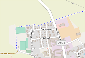 Gabčíkova v obci Nehvizdy - mapa ulice