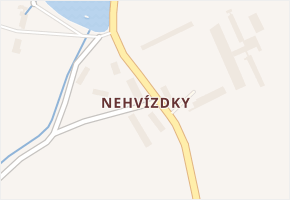 Nehvízdky v obci Nehvizdy - mapa části obce