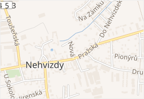Nová v obci Nehvizdy - mapa ulice