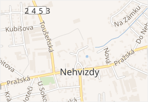 Podolí v obci Nehvizdy - mapa ulice
