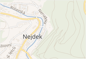 Nerudova v obci Nejdek - mapa ulice