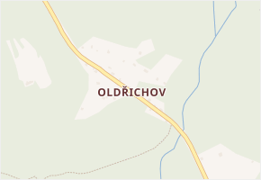 Oldřichov v obci Nejdek - mapa části obce