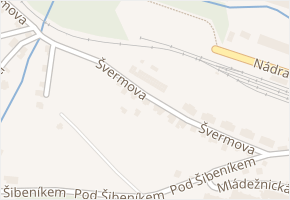 Švermova v obci Nejdek - mapa ulice