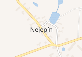 Nejepín v obci Nejepín - mapa části obce