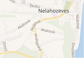 Na Skále v obci Nelahozeves - mapa ulice