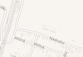 Nádražní v obci Nelahozeves - mapa ulice