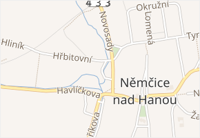 Mlýnská v obci Němčice nad Hanou - mapa ulice