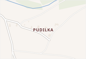 Pudilka v obci Němčice - mapa části obce