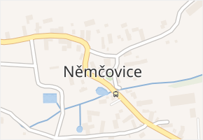 Němčovice v obci Němčovice - mapa části obce