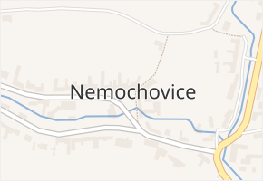 Nemochovice v obci Nemochovice - mapa části obce