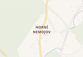 Horní Nemojov v obci Nemojov - mapa části obce