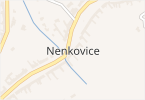 Nenkovice v obci Nenkovice - mapa části obce