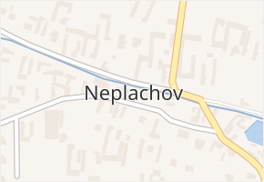 Neplachov v obci Neplachov - mapa části obce