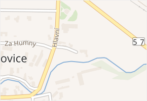 Na Nivě v obci Neplachovice - mapa ulice