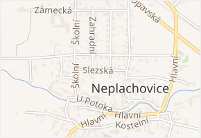 Slezská v obci Neplachovice - mapa ulice