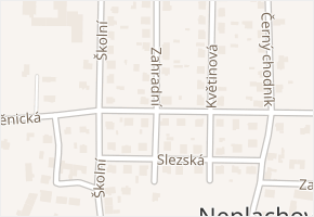 Zahradní v obci Neplachovice - mapa ulice