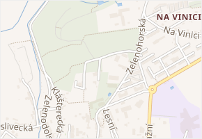 U Daliborky v obci Nepomuk - mapa ulice
