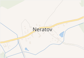 Neratov v obci Neratov - mapa části obce