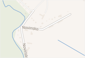 Novinsko v obci Neratov - mapa ulice