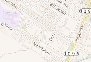 17. listopadu v obci Neratovice - mapa ulice