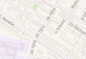 28. října v obci Neratovice - mapa ulice