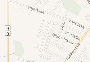 Dobrovského v obci Neratovice - mapa ulice