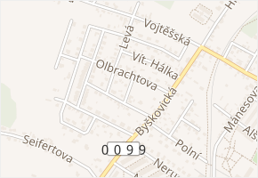 Dykova v obci Neratovice - mapa ulice