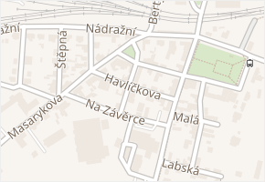 Havlíčkova v obci Neratovice - mapa ulice