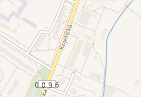 Kojetická v obci Neratovice - mapa ulice