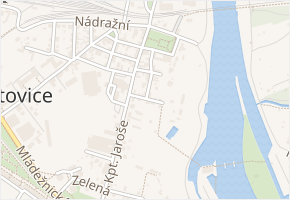 Labská v obci Neratovice - mapa ulice
