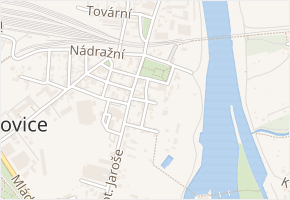 Malá v obci Neratovice - mapa ulice