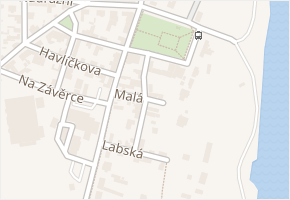 Sadová v obci Neratovice - mapa ulice