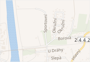 Sportovní v obci Neratovice - mapa ulice