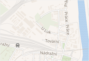 U Luk v obci Neratovice - mapa ulice