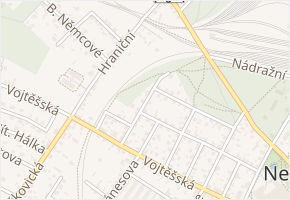 V Lesíčkách v obci Neratovice - mapa ulice