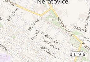 V Olšinkách v obci Neratovice - mapa ulice